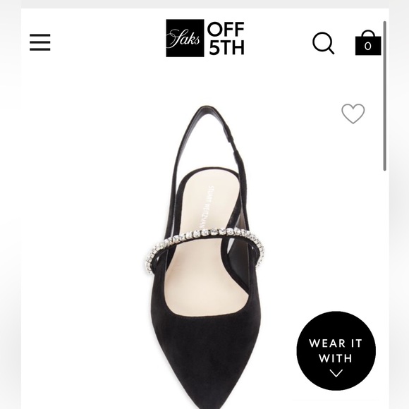 Stuart Weitzman Crystalline Slingback Flat - Picture 7 of 8